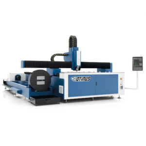 Ab Lager Offene Faserlaserschneidanlage 3000 W mit Rohrlaser 6000x220 mm