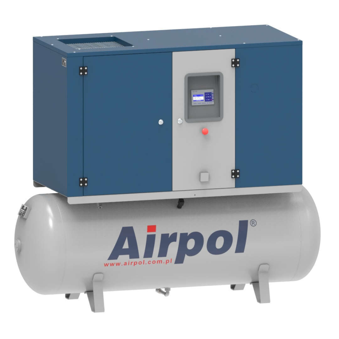 Öleingespritzter Schraubenkompressor auf Behälter Airpol K11